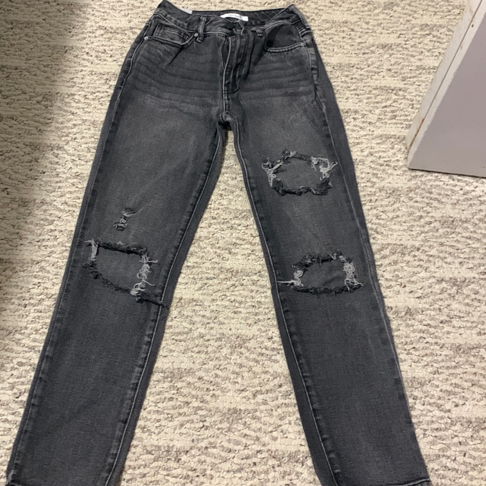 Grey PacSun mom jeans